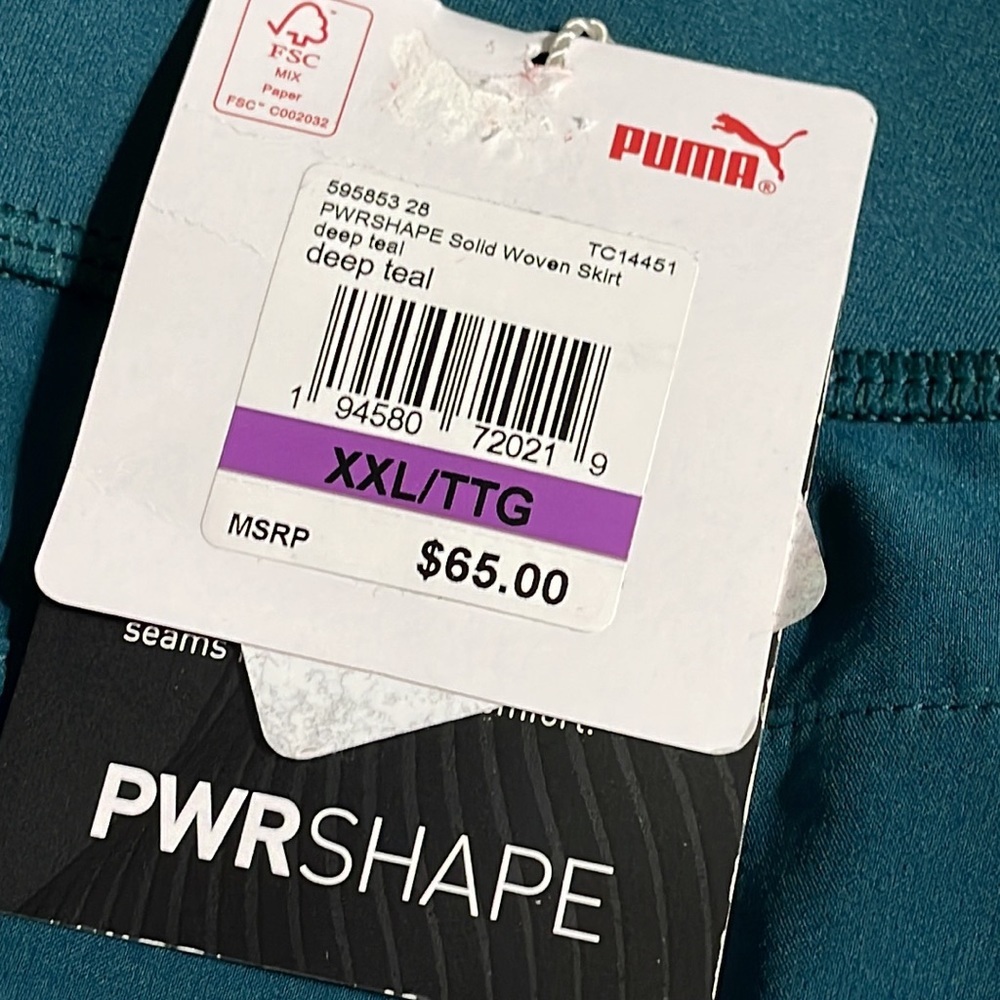 NWT women’s Puma woven skirt XXL - Picture 2 of 7